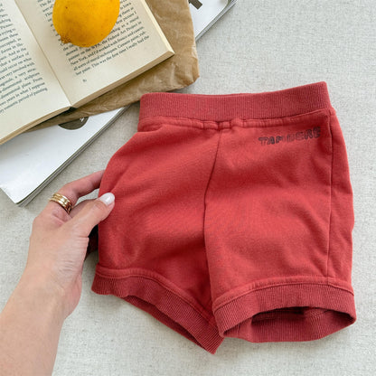 Logo Embroidered Cotton Sweat Shorts ショートパンツ【mh0012648】