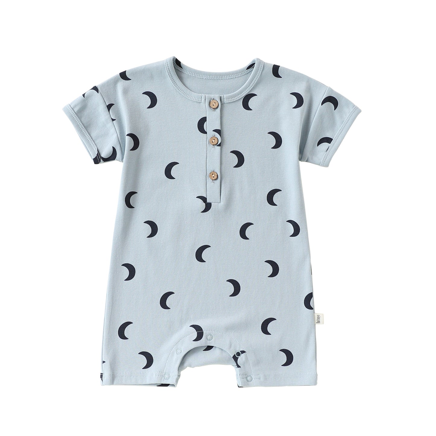 Crescent Moon Series ムーンプリント ロンパース Tシャツ【mh0013026】