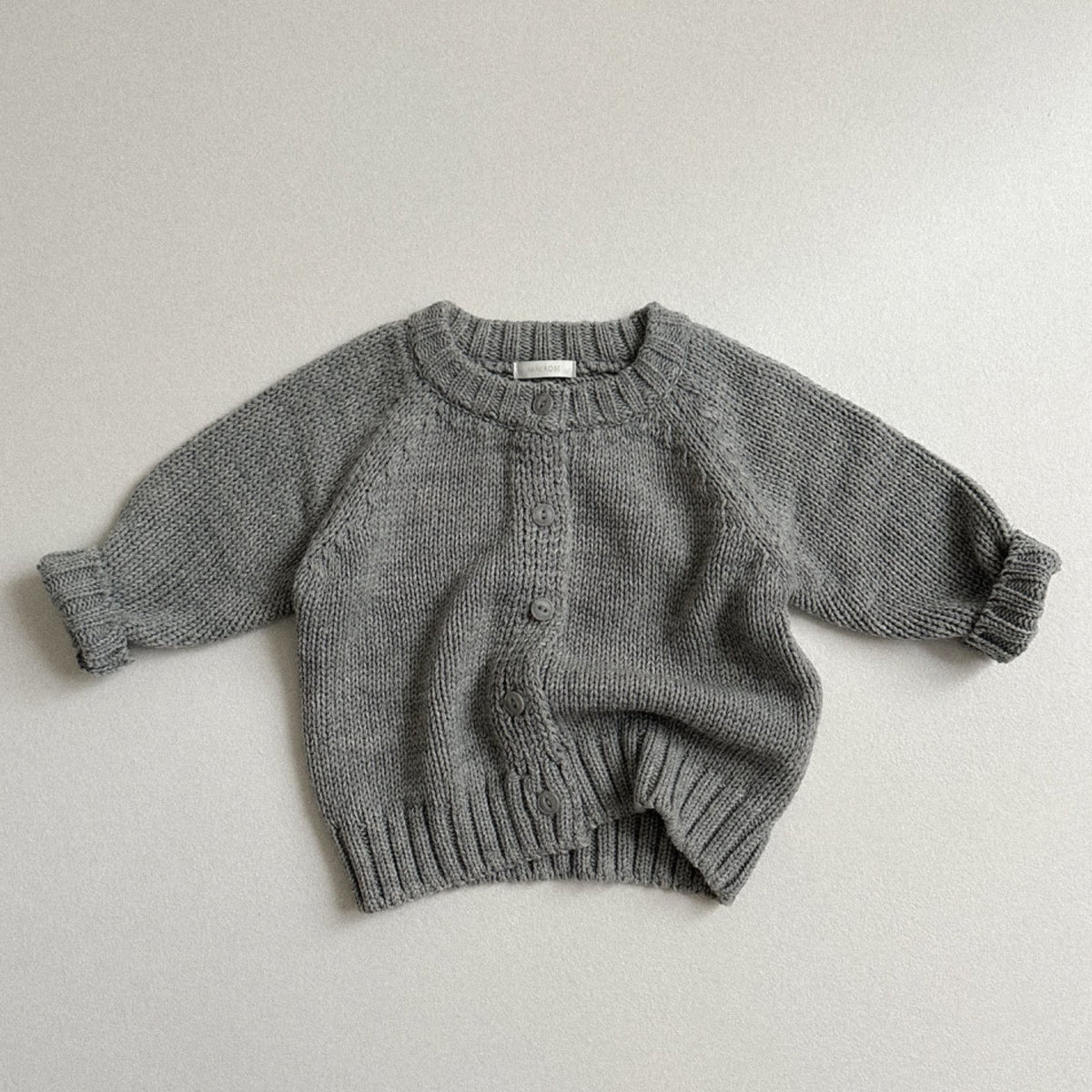Baby Kids Round Neck Knit Cardigan【mh0014626】