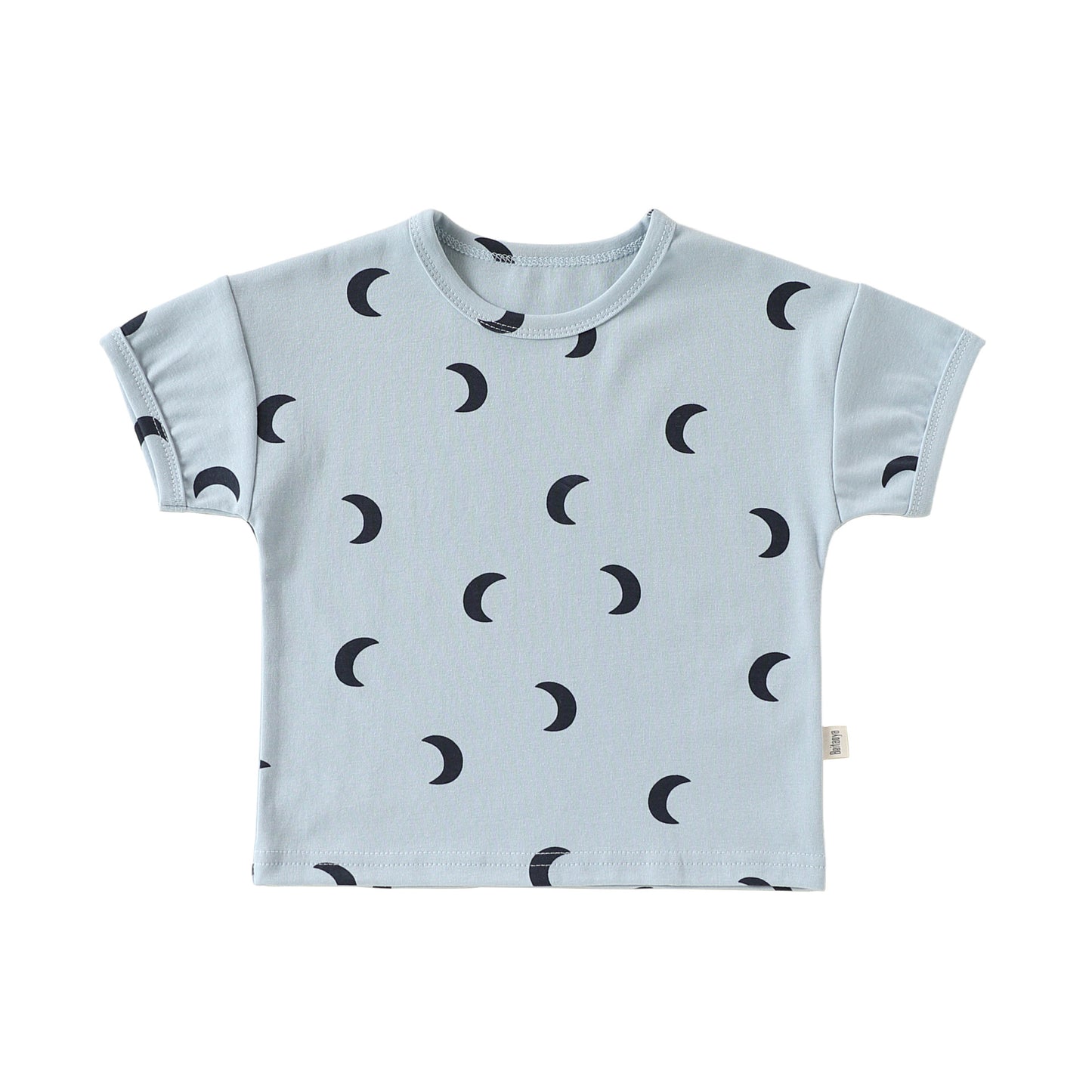 Crescent Moon Series ムーンプリント ロンパース Tシャツ【mh0013026】
