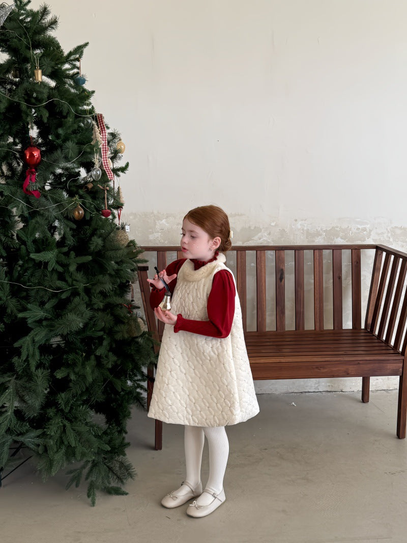 ノースリーブキルトワンピース ビーズ刺繍 キルティングドレス【mh0011885】