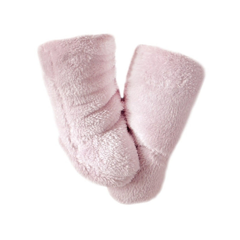 ベビールームソックス ボア 厚手 モコモコ 冬用 靴下【mh0011698】