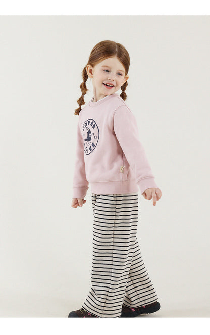 -長袖スウェットシャツ 裏起毛 プリント クルーネック 暖か【mh0011342】 - mamahalo shop - 長袖Tシャツ -  べビー服 - 子供服 - 男の子 - 女の子