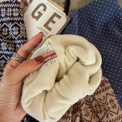 裏起毛レギンスパンツ トライバル ネイティブ柄 レギパン【mh0011911】