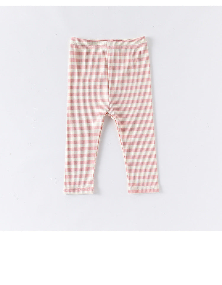 -ボーダー長袖ロンパース/ロングパンツ【mh0010730】 - mamahalo shop - ロンパースセットアップ -  べビー服 - 子供服 - 男の子 - 女の子
