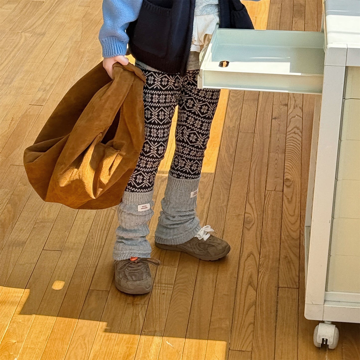 裏起毛レギンスパンツ トライバル ネイティブ柄 レギパン【mh0011911】