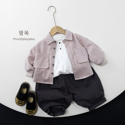 -ライトウェイト長袖Tシャツ【mh0010866】 - mamahalo shop - 長袖Tシャツ -  べビー服 - 子供服 - 男の子 - 女の子