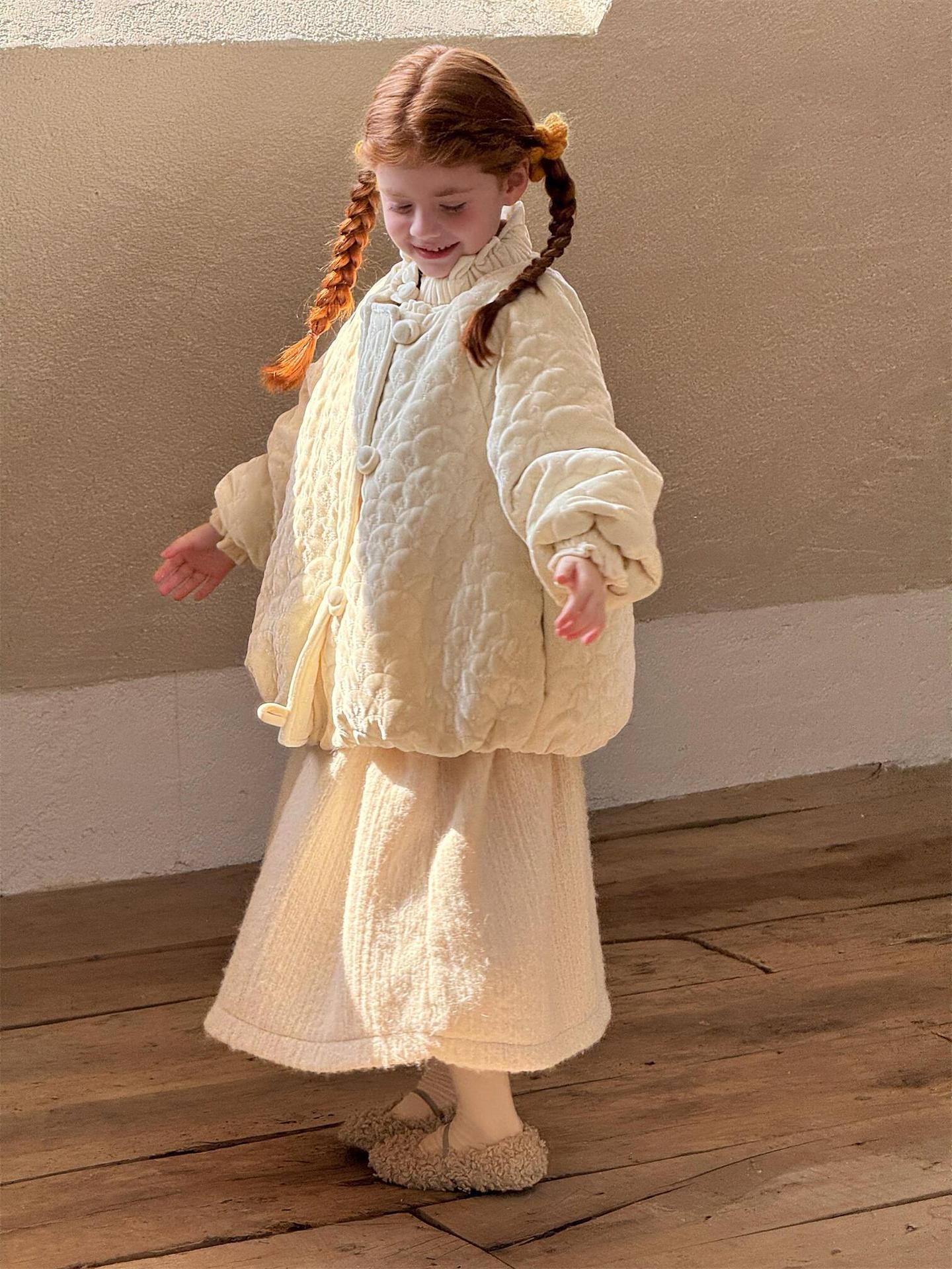 ジャケットコート 刺繍エンボス ガーリーアウター【mh0011764】