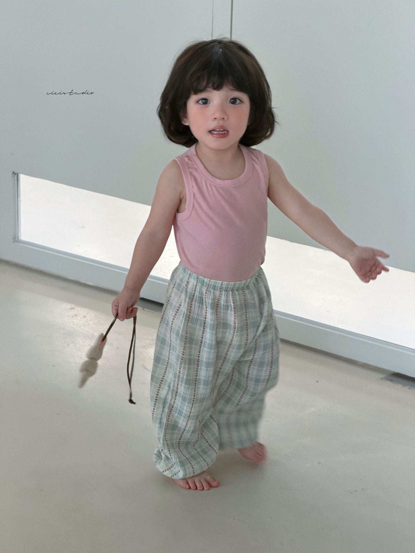 Mosquito-Repellent Double-Layer Gauze Long Pants サマー イージーパンツ【mh0013309】