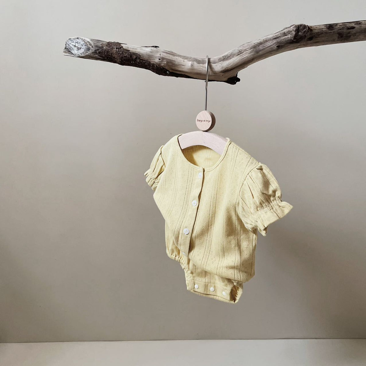 Baby Eyelet Puff Sleeve Short Sleeve Blouse and Shorts Set