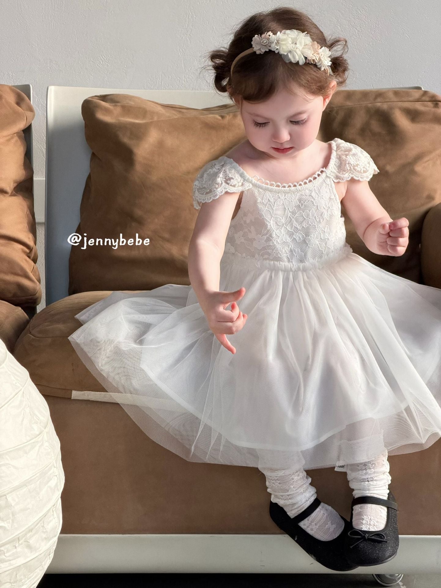 Lace Tulle Princess Dress レース チュール ワンピース【mh0012558】