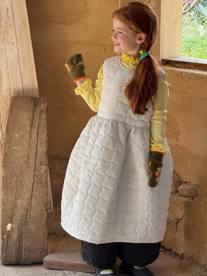 Sleeveless Quilted Dress [mh0011774]