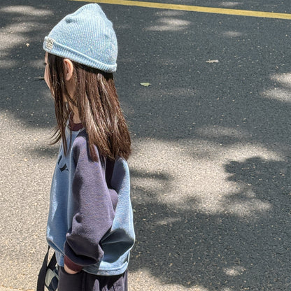 -ロゴプリント長袖スウェット ラグランTシャツ【mh0010812】 - mamahalo shop - 長袖Tシャツ -  べビー服 - 子供服 - 男の子 - 女の子