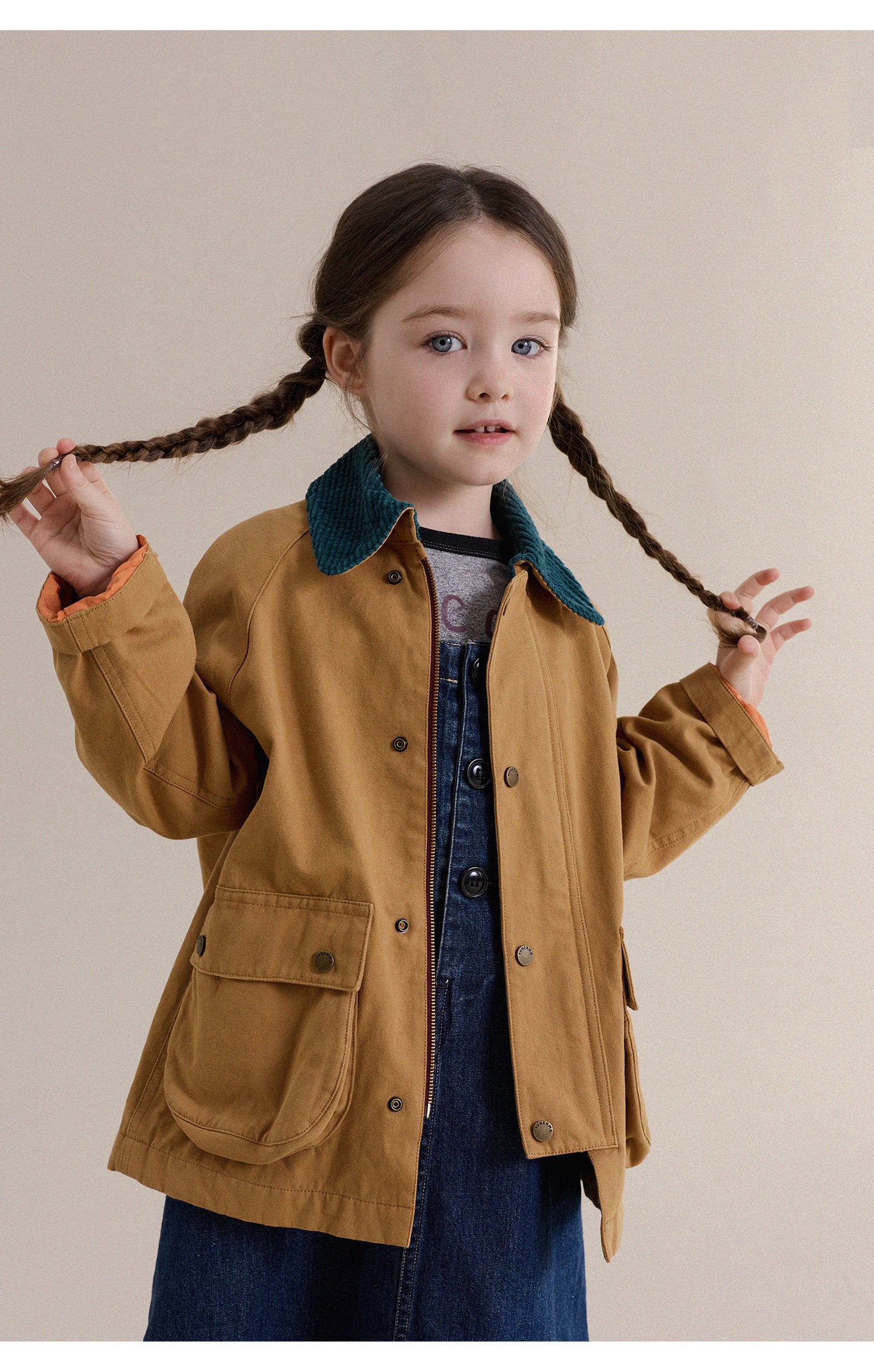 Kids' Junior Long-Sleeve Pocket Jacket