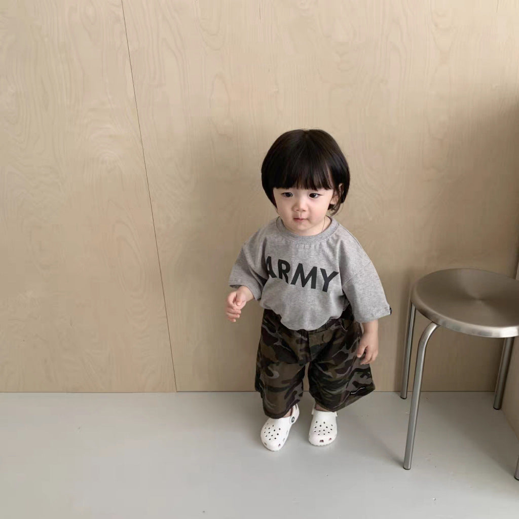 Pantalones Rectos Camuflaje Shorts Militares【mh0013275】