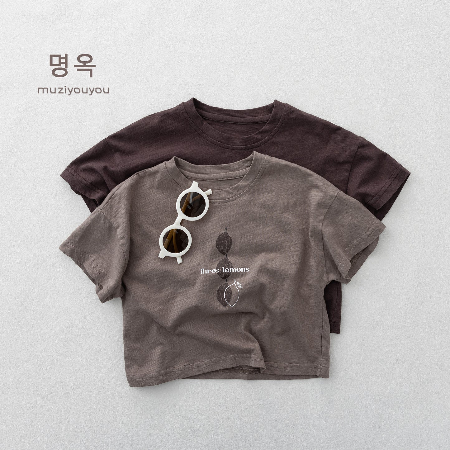 Three Lemons Graphic Tee レモン 半袖Tシャツ【mh0013618】