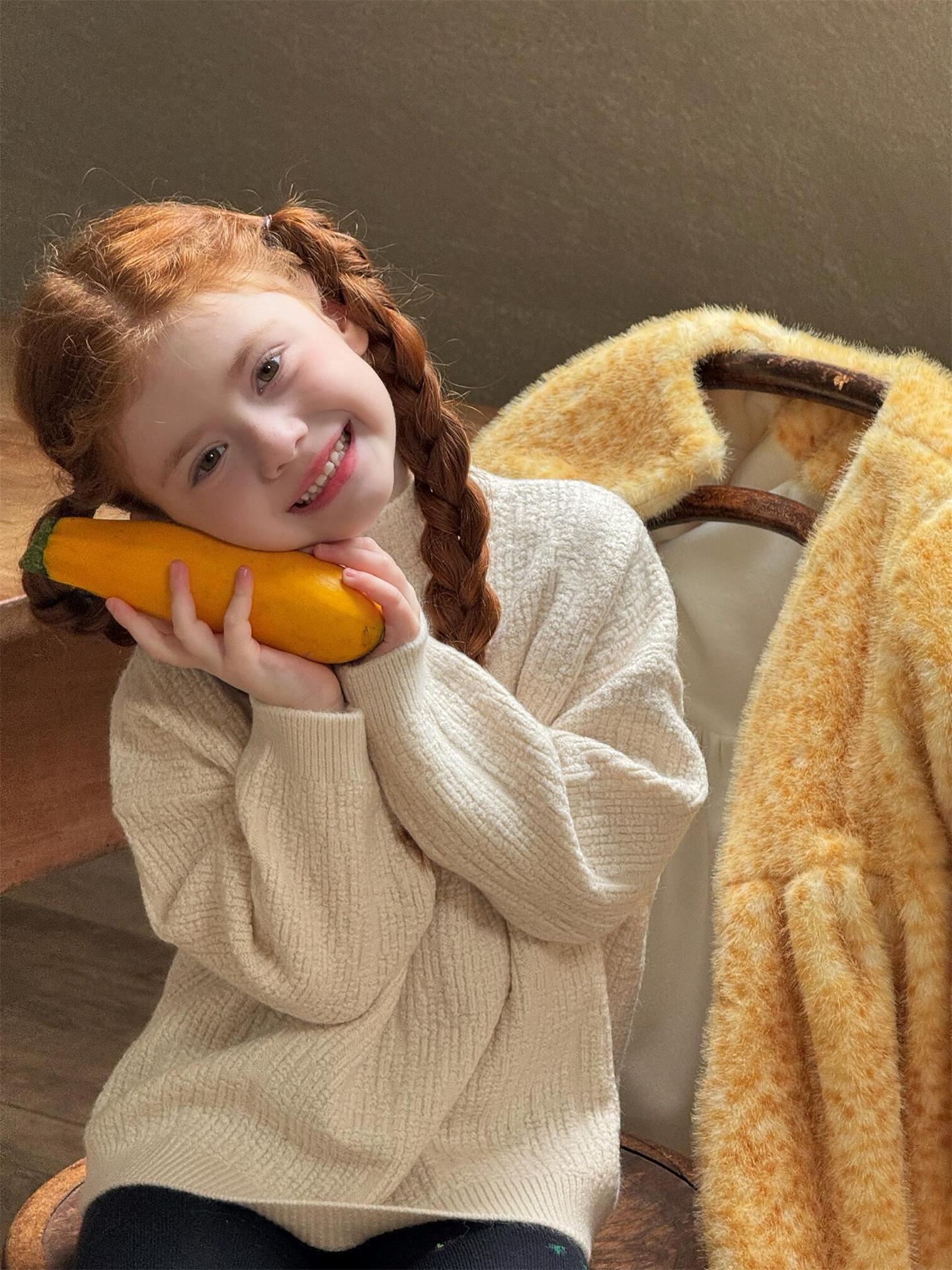 ボトルネックセーター ざっくり ハイネック シンプルプルオーバー【mh0011749】