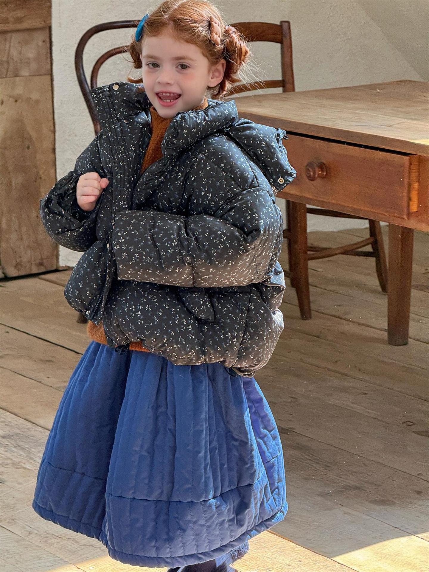 ダウンジャケット フラワープリント アウター【mh0011763】