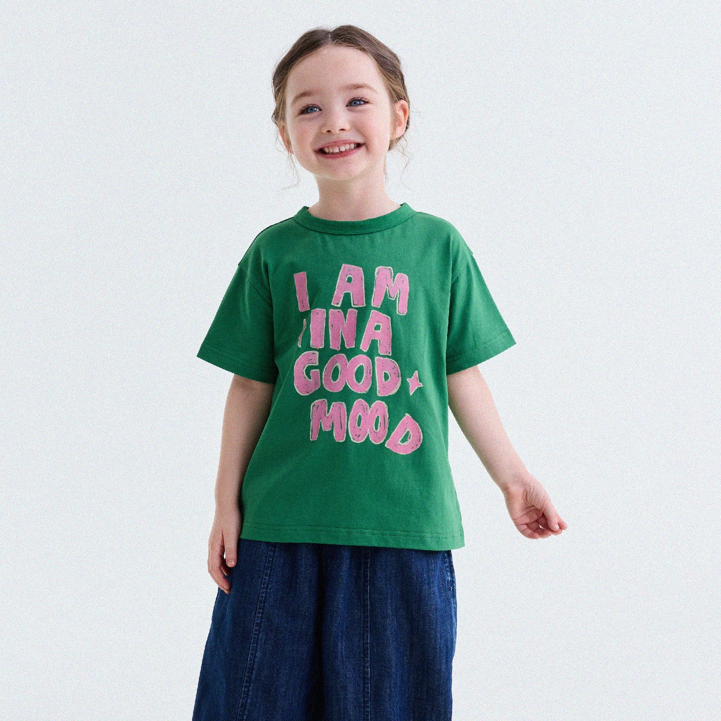 Lettering Graphic Short-Sleeved T-Shirt ビッグシルエット 半袖Tシャツ【mh0013196】
