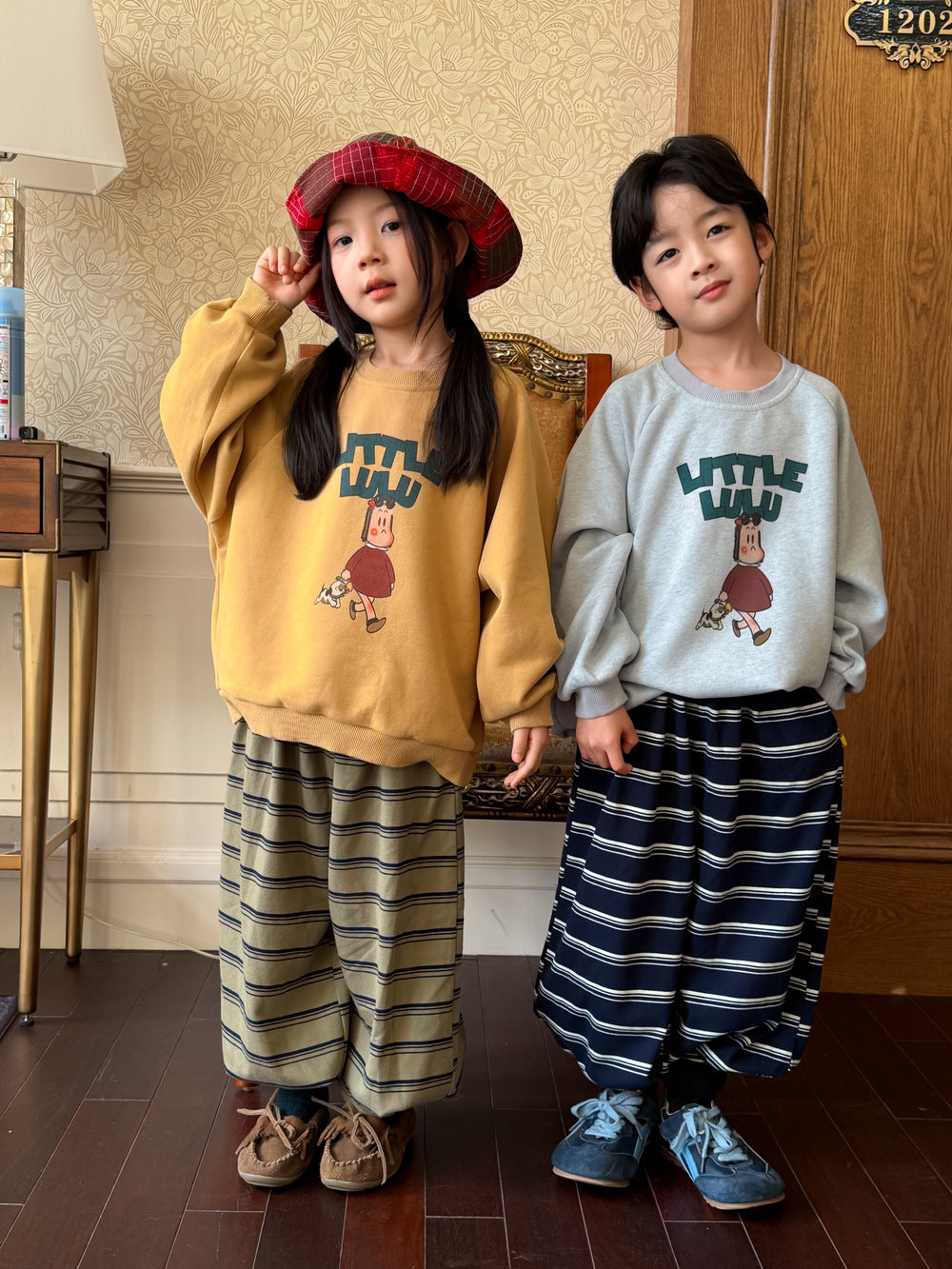 キッズ ボーダー バルーン ルーズ ロングパンツ【mh0013923】