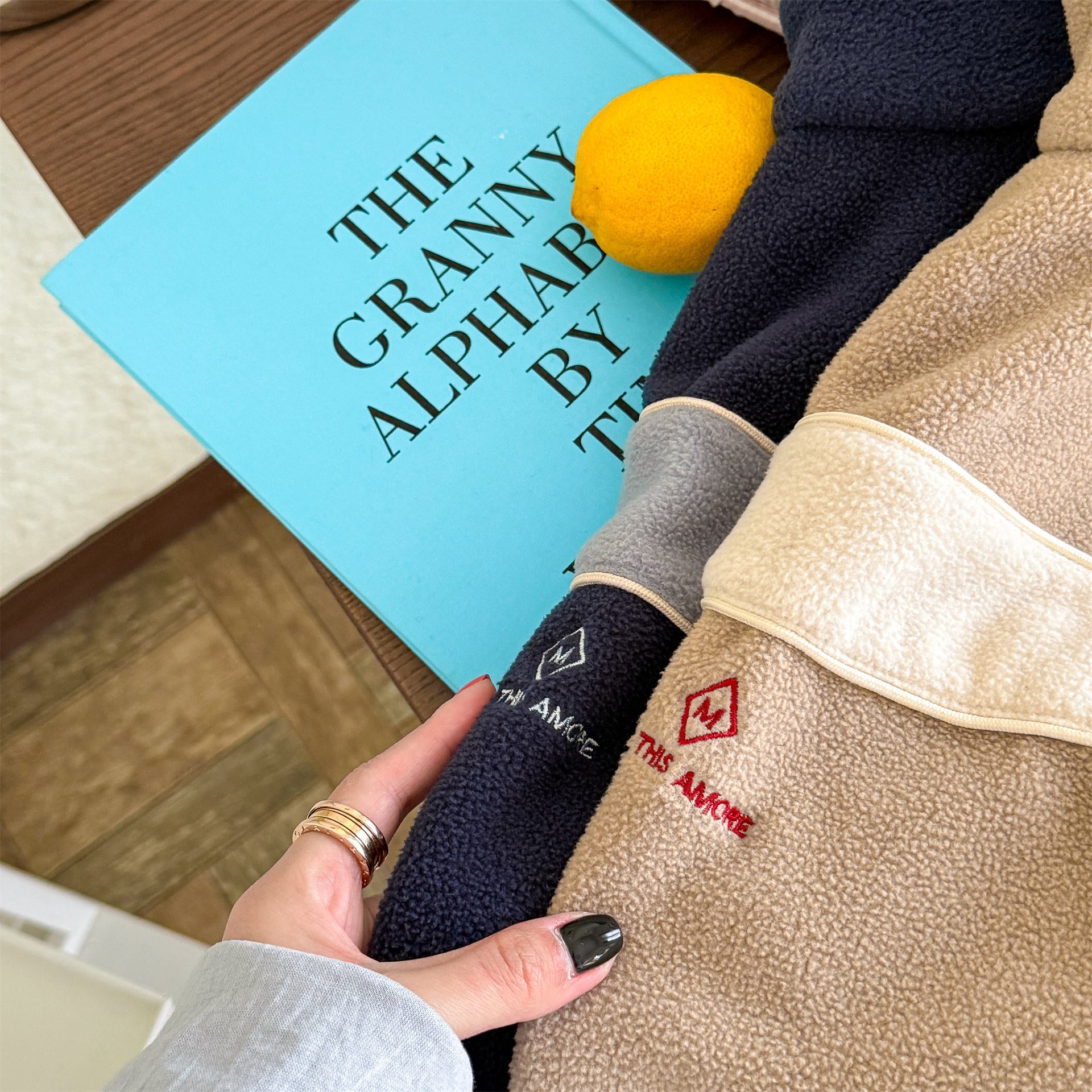 -バイカラージップアップフリースジャケットブルゾン裏起毛防寒アウター【mh0010912】 - mamahalo shop - ショートコート・ジャケット・ジャンパー -  べビー服 - 子供服 - 男の子 - 女の子