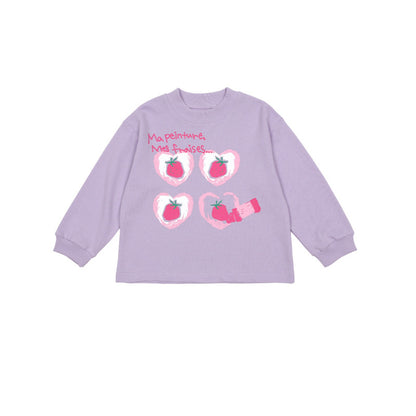 -いちごプリント長袖トップス/フリルレギンス/フリルワンピース/ノースリーブプリーツワンピース【mh0010988】 - mamahalo shop - ノースリーブワンピース -  べビー服 - 子供服 - 男の子 - 女の子