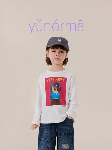 Camiseta de manga larga estampada para niños y jóvenes [mh0014255]