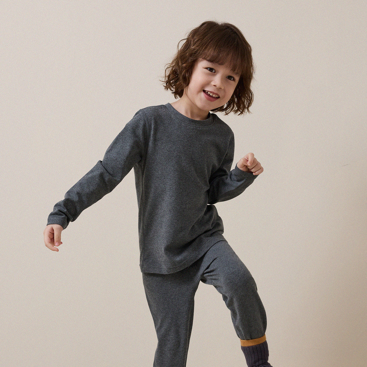 Conjunto de camiseta de manga larga y pantalón largo para niños [mh0014243]