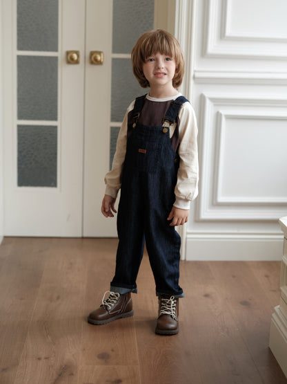 オーバーオール ストライプ サロペット 男女兼用 キッズ【mh0011560】