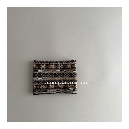 キッズネックウォーマー ジャカード マフラー スカーフ【mh0011844】