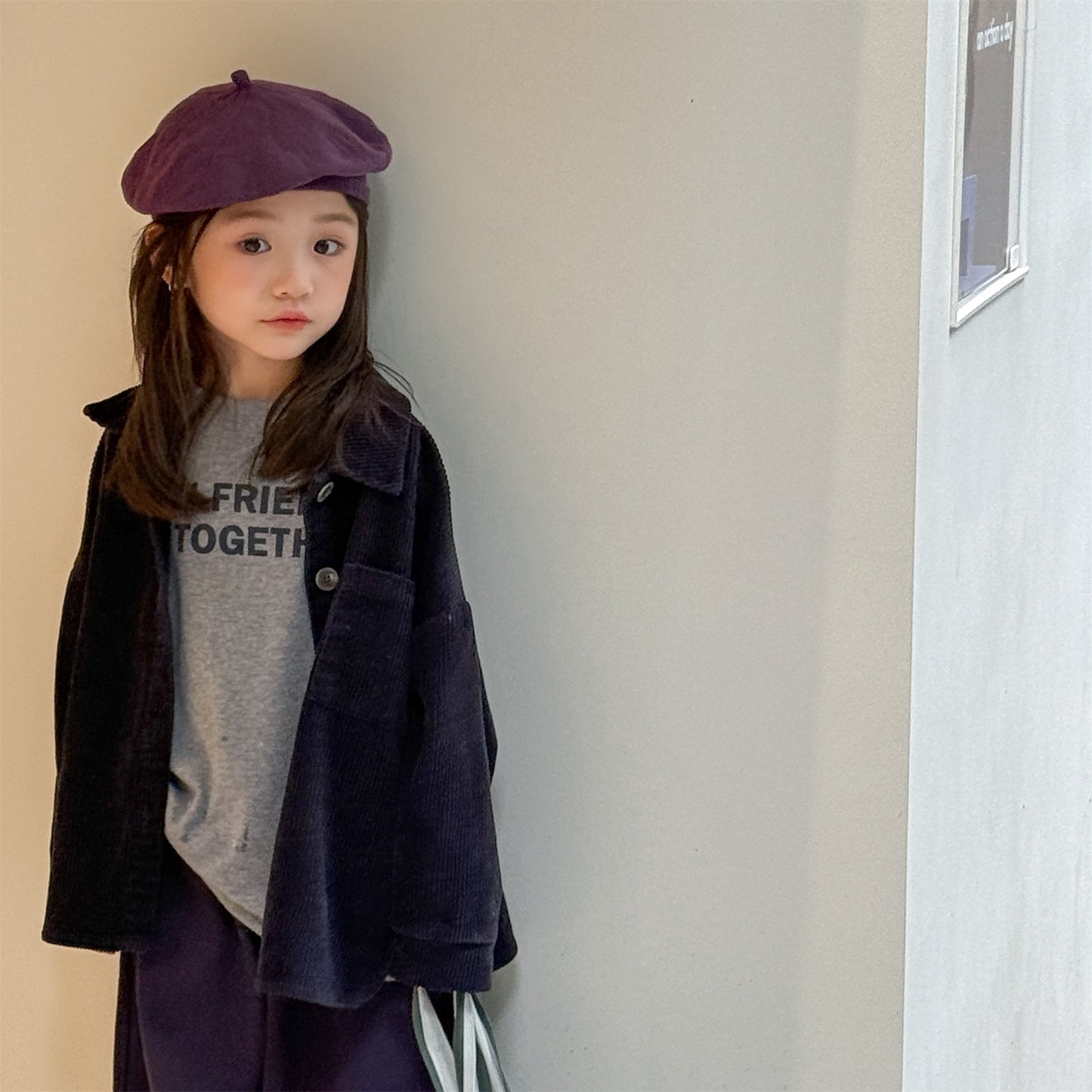 -コーデュロイシャツジャケット シャツコート【mh0010804】 - mamahalo shop - 長袖シャツ・ブラウス -  べビー服 - 子供服 - 男の子 - 女の子