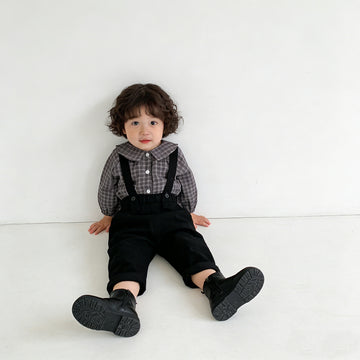 Vintage Plaid Cotton Shirt チェック柄 コットン 長袖シャツ【mh0012498】