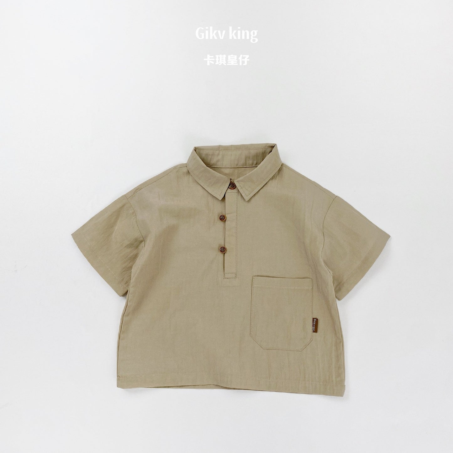 Short-Sleeve Pullover Shirt テンセル 半袖シャツ【mh0013478】