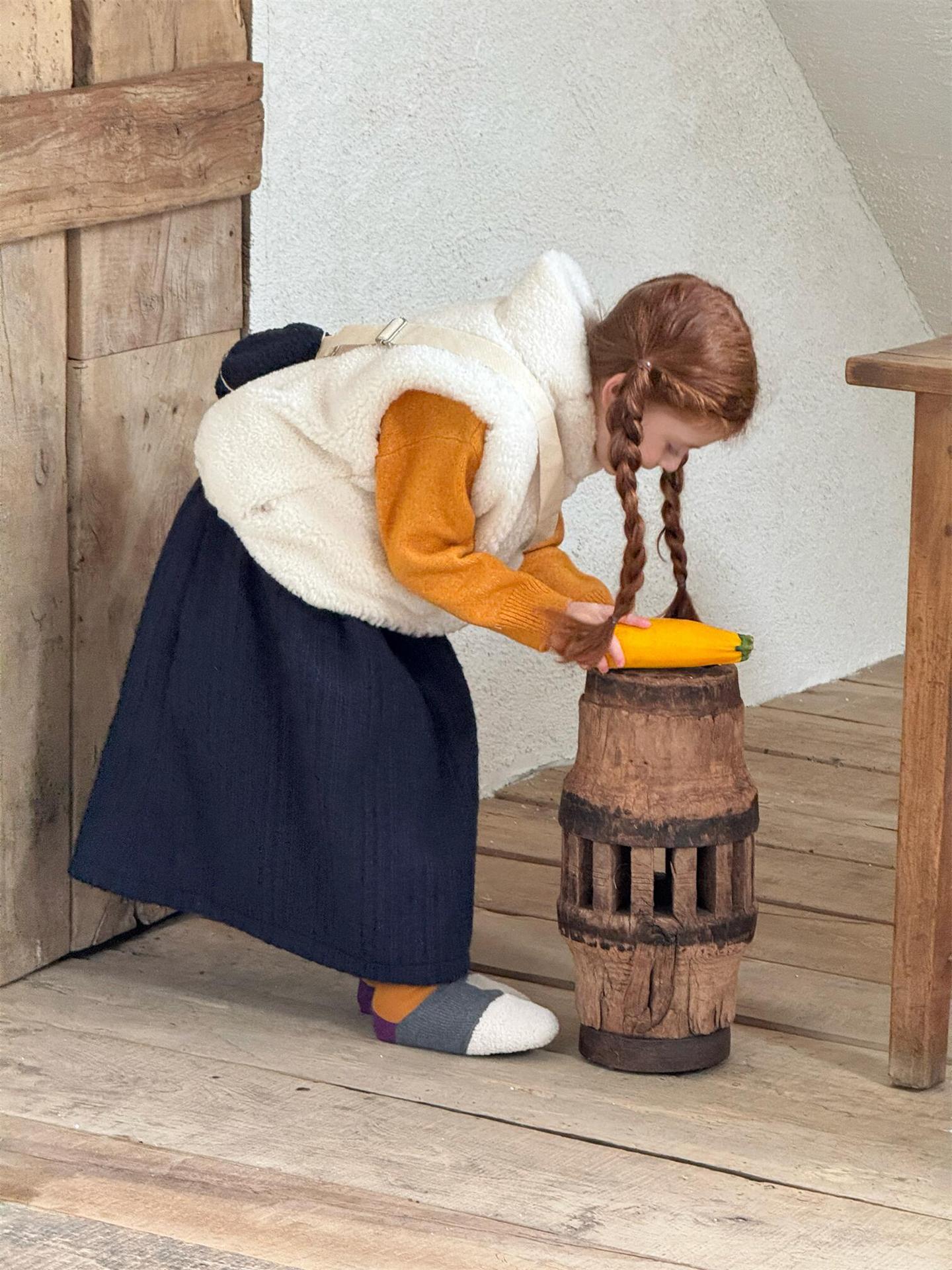 ミモレ丈スカート ウールタッチ 無地 Aライン 大人可愛い カジュアル【mh0011733】