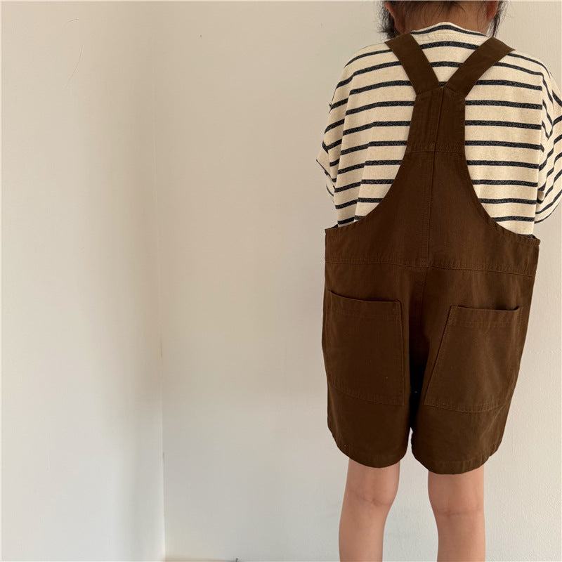 Utility Suspenders Shorts ワーク ショートオーバーオール【mh0013651】