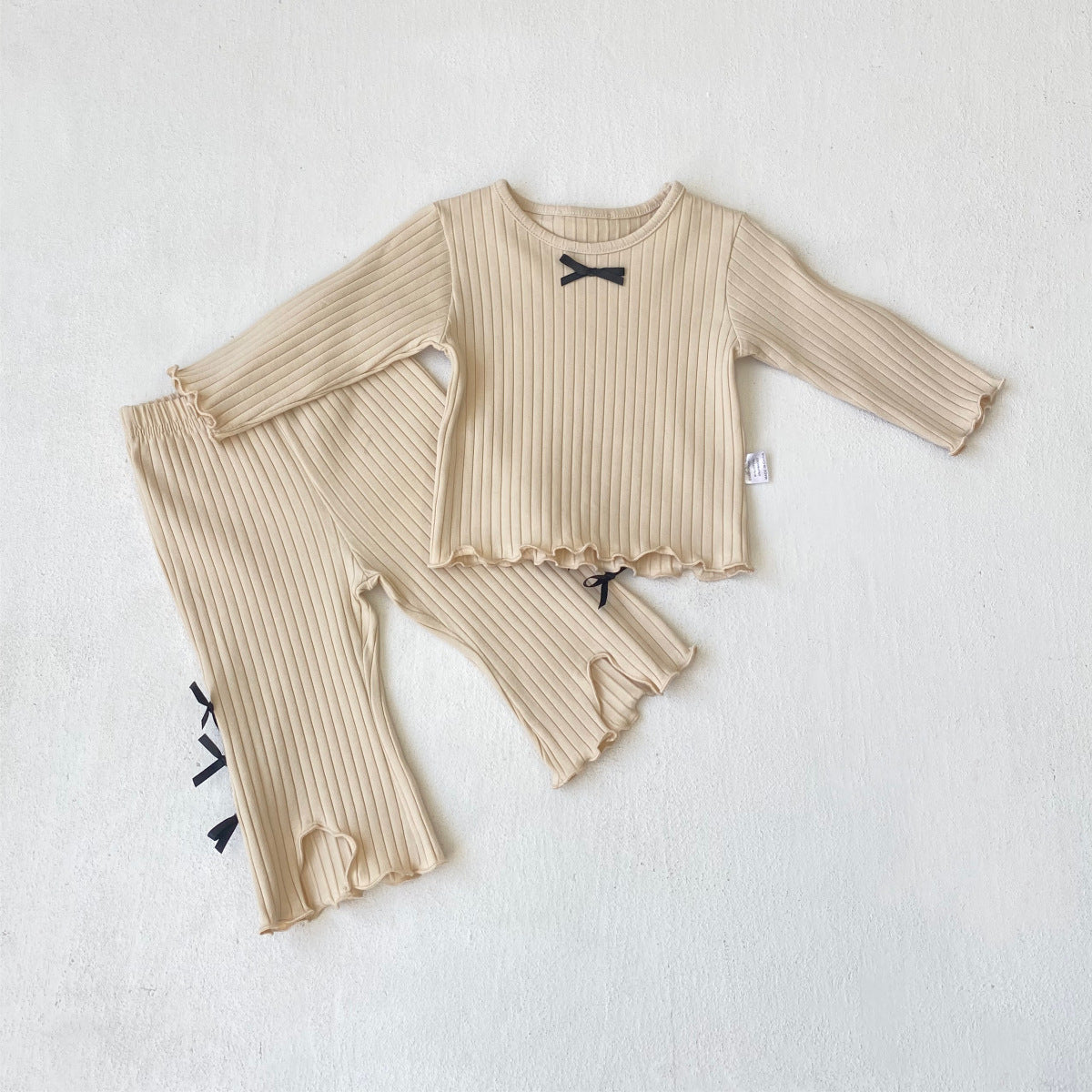 Big Pit Ribbon Base Set Loungewear Ribbon Knit Set [mh0011637] 