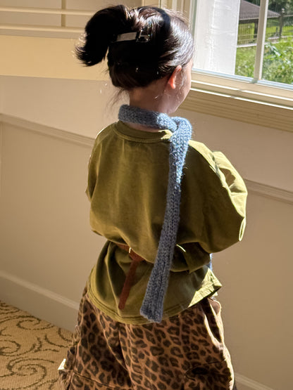 -ハートロゴプリント長袖スウェットTシャツ【mh0010946】 - mamahalo shop - 長袖Tシャツ -  べビー服 - 子供服 - 男の子 - 女の子