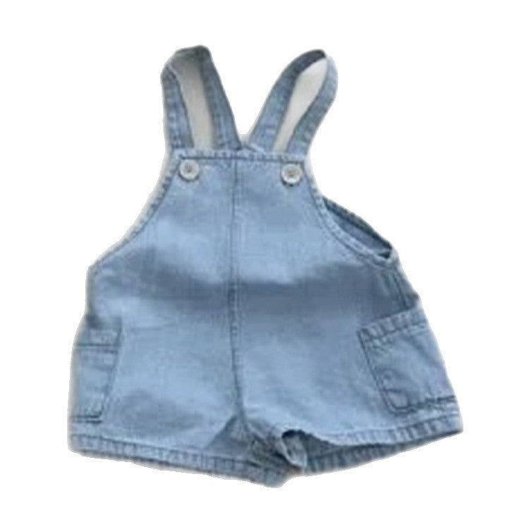 Baby Side Pocket Overalls Short Pants [mh0013877]