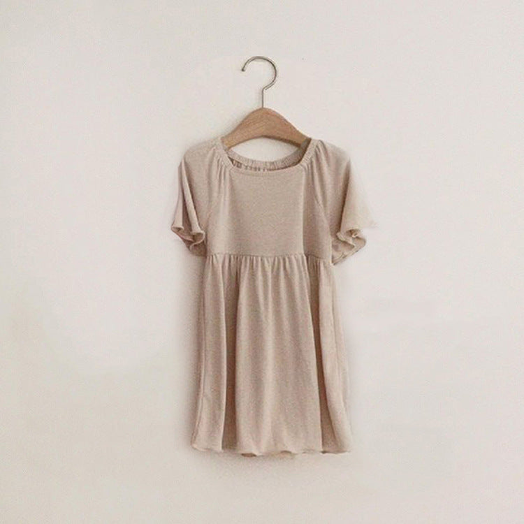 Soft Modal Flare Sleeve Dress [mh0012625]