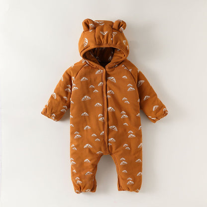 アウタージャンプスーツ 耳付 中綿 厚手 手足カバー付【mh0011701】