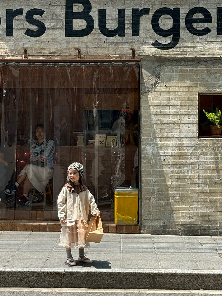 -ニットVネックシンプルカーディガン【mh0011028】 - mamahalo shop - カーディガン・パーカー -  べビー服 - 子供服 - 男の子 - 女の子