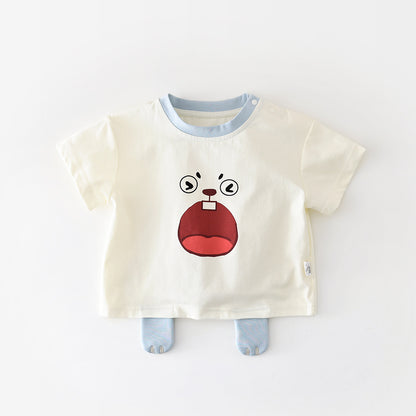 Playful Animal Graphics Tee (Short Sleeve T-shirt) [mh0012864]