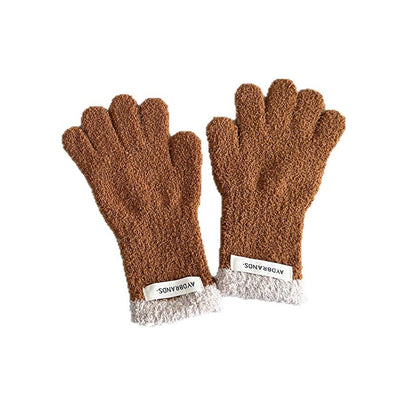 キッズ手袋 ミトン バイカラー ニット グローブ【mh0011820】