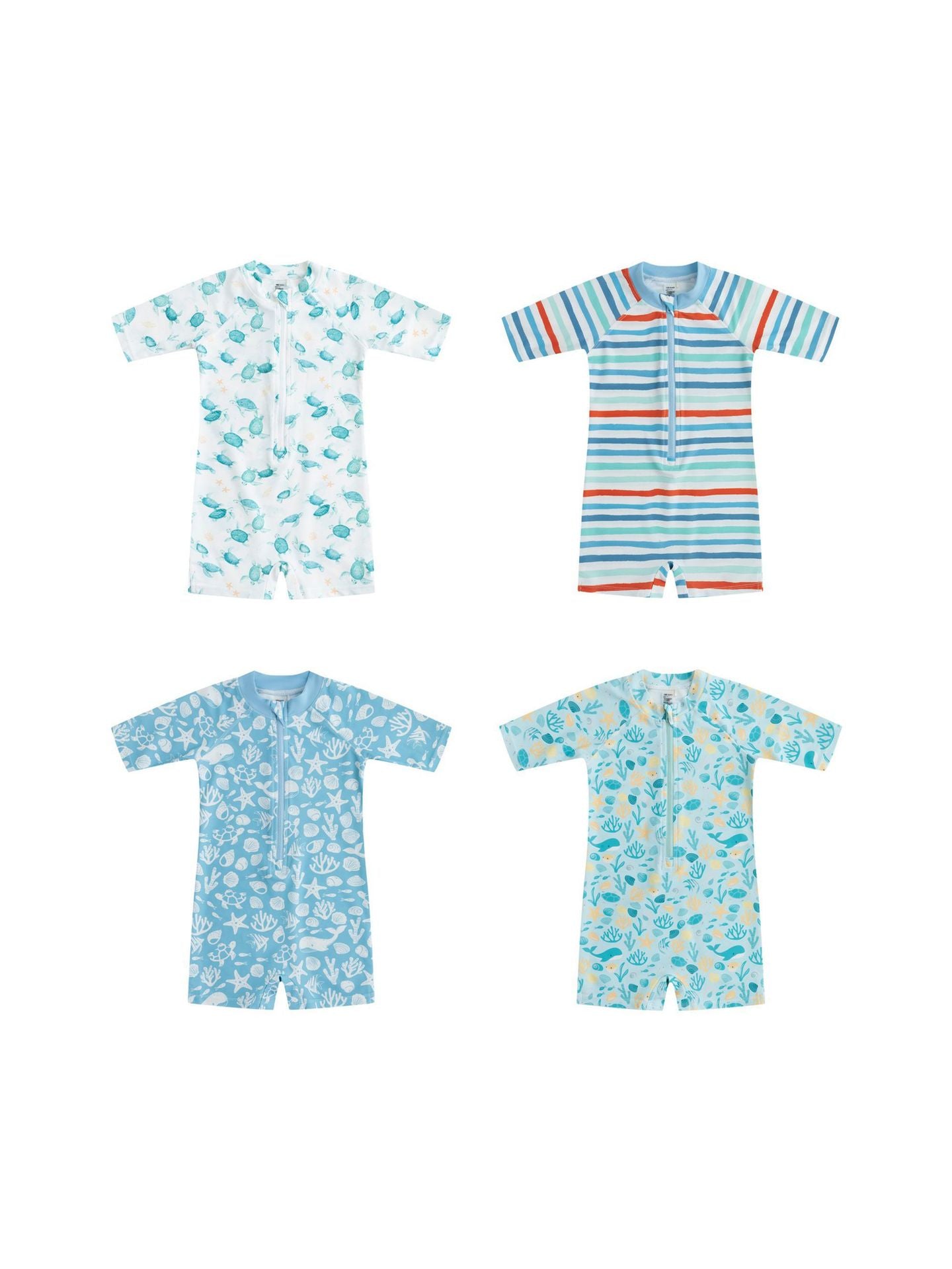 UPF50+ Printed Short Sleeve Swimsuit mh0012589