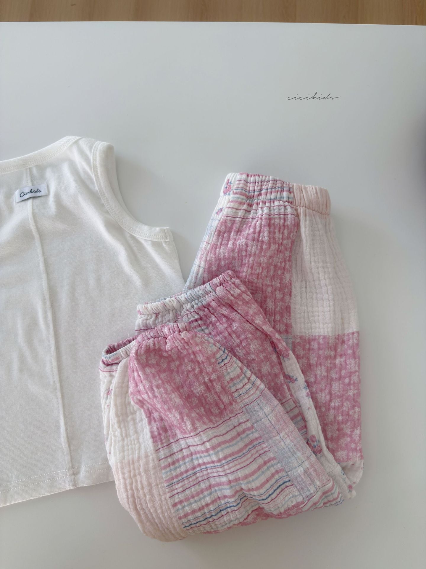 Mosquito-Repellent Double-Layer Gauze Long Pants サマー イージーパンツ【mh0013309】