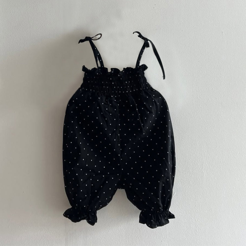 Polka Dot Baby Jumpsuit ドット柄 サロペット【mh0012504】