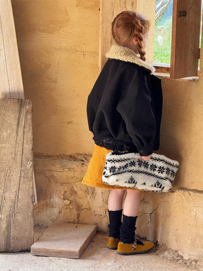 Blouson jacket with fleece lining, outer coat [mh0011771]