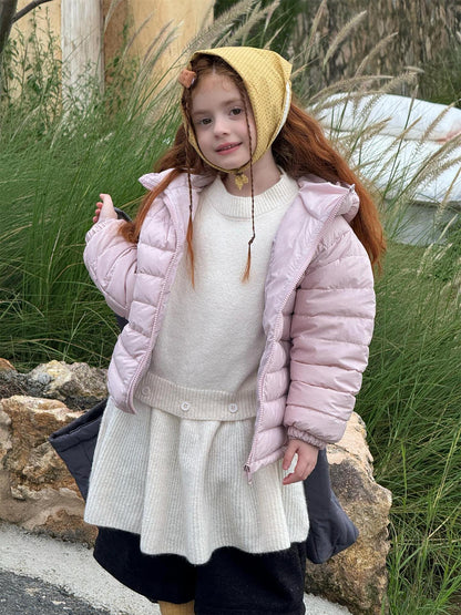 長袖セーターワンピース プルオーバー フリル裾 ドッキング バイカラー ニット【mh0011741】