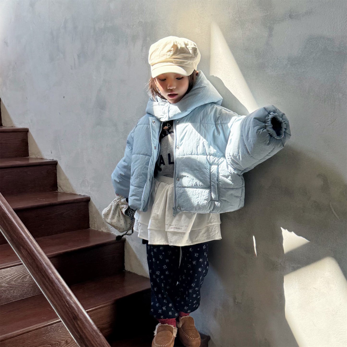 フーディボンバージャケット 中綿ブルゾン コート【mh0011917】