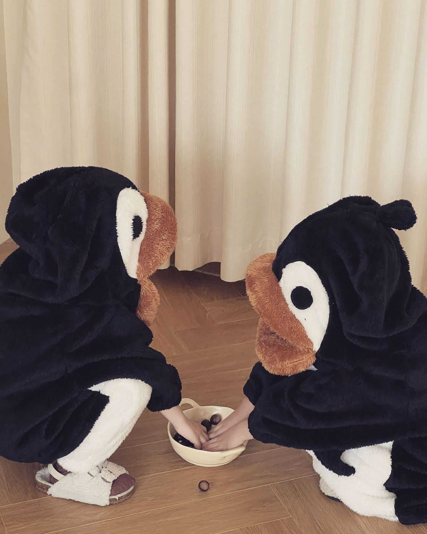 Conjunto de pijama para niños, disfraz, kigurumi de pingüino, disfraz, conjunto de una pieza, conjunto de 2 piezas, conjunto a juego, unisex, niños, niñas, ropa infantil